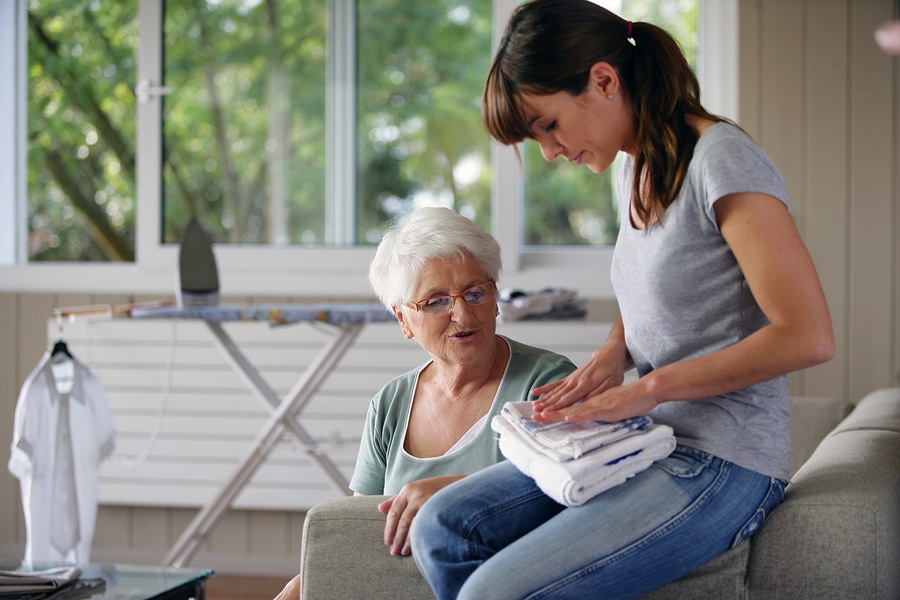 In-home care can help with routine tasks to help aging seniors maintain their independence.